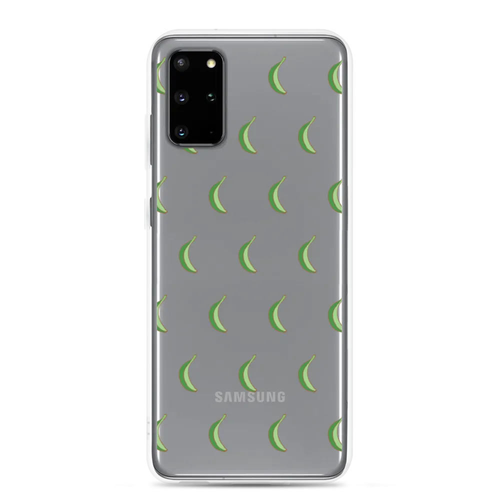 Platano All-Over Dominican Samsung Case (Transparent)