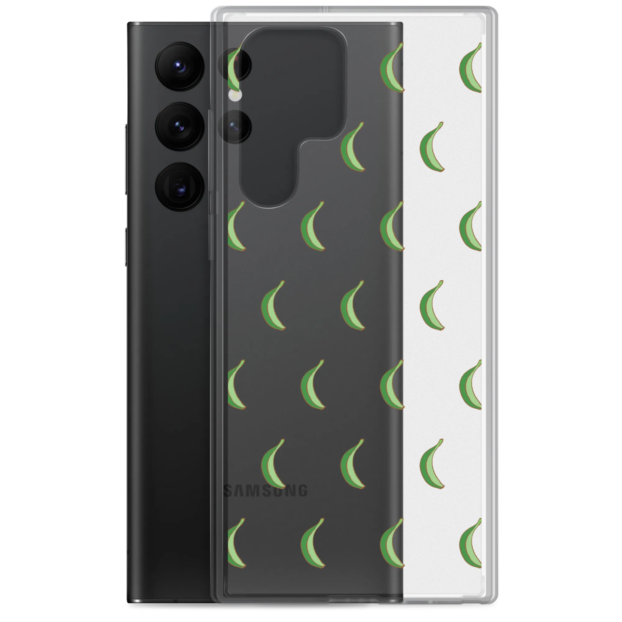 Platano All-Over Dominican Samsung Case (Transparent)