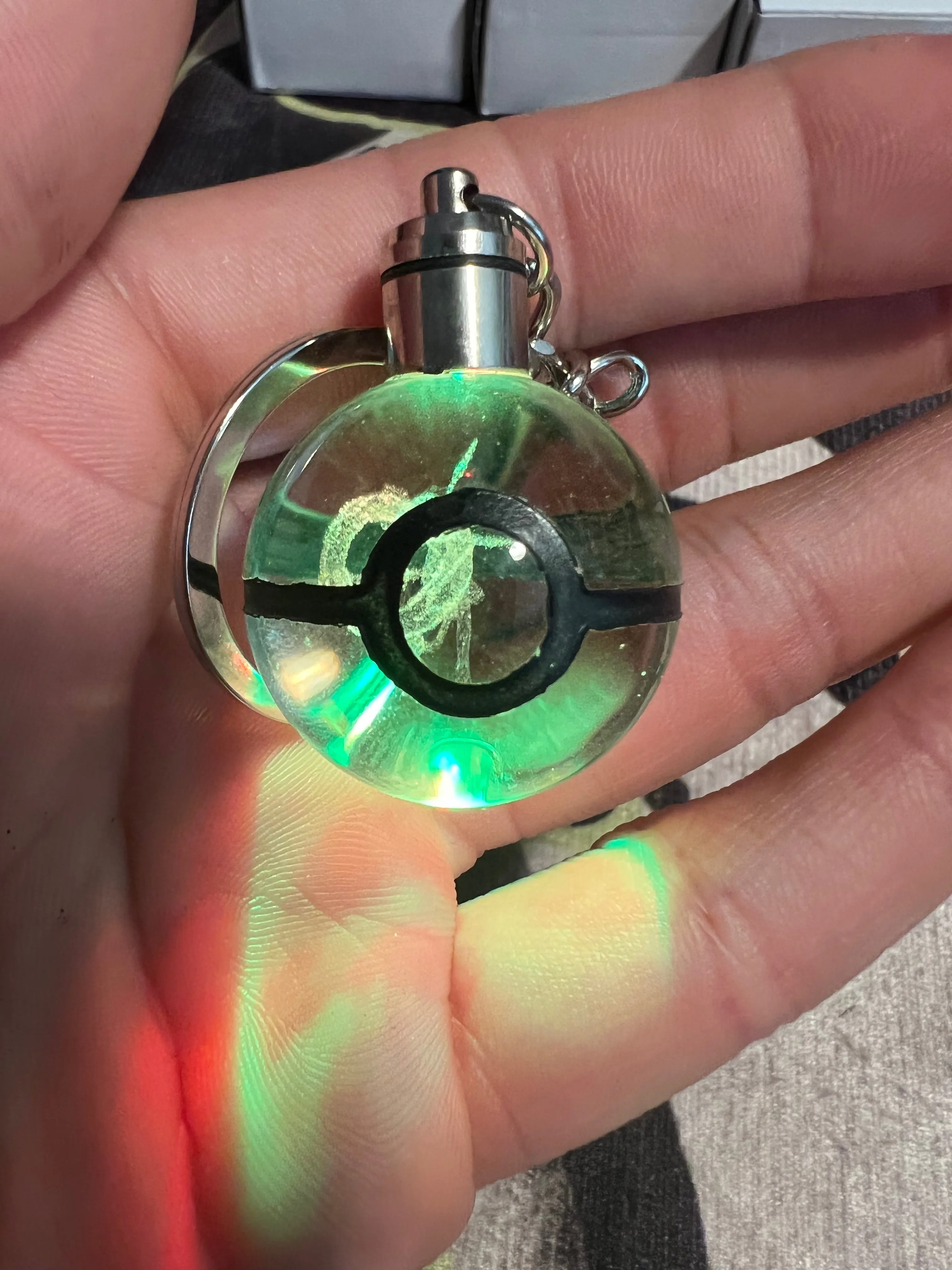 Pokemon Rayquaza LED Light Up Keychain