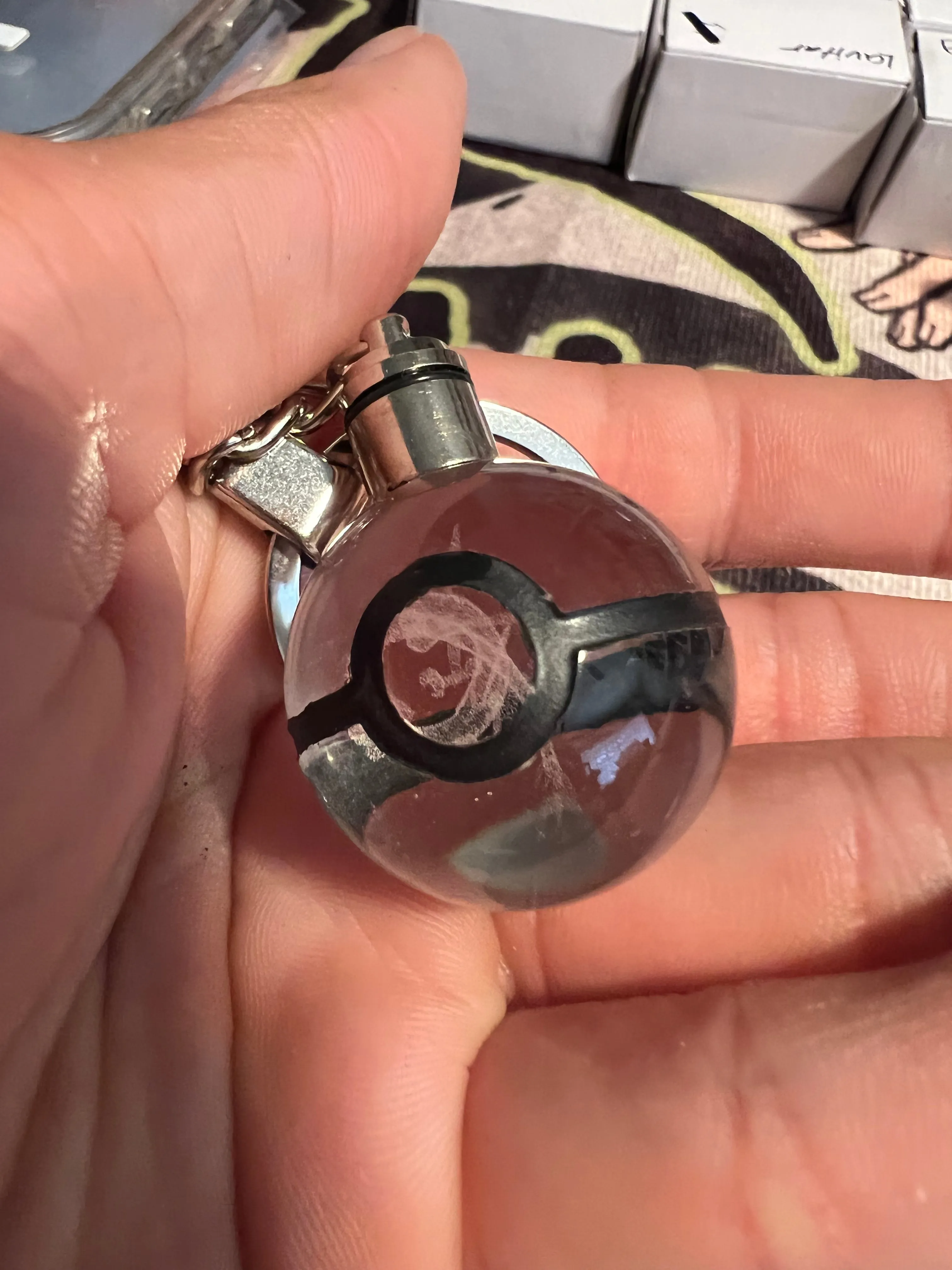 Pokemon Rayquaza LED Light Up Keychain