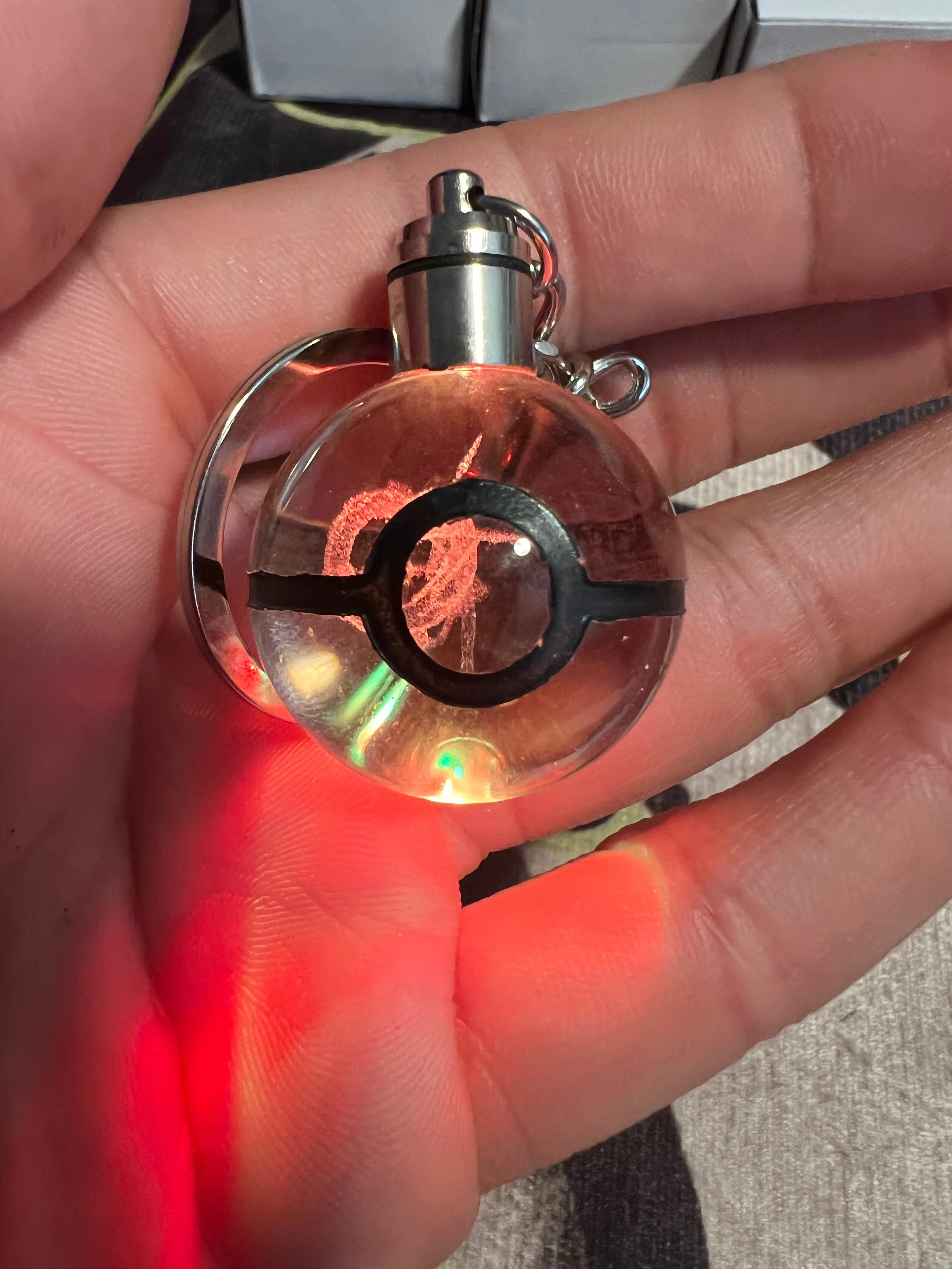 Pokemon Rayquaza LED Light Up Keychain