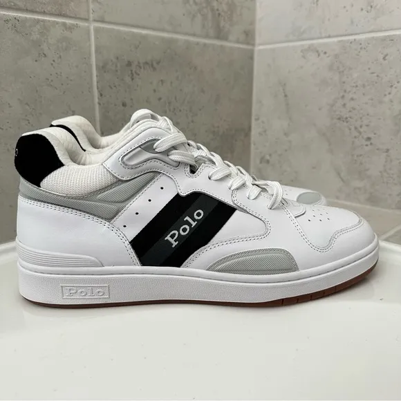 Polo Ralph Lauren Court Mid Pro Sneaker Size 10.5