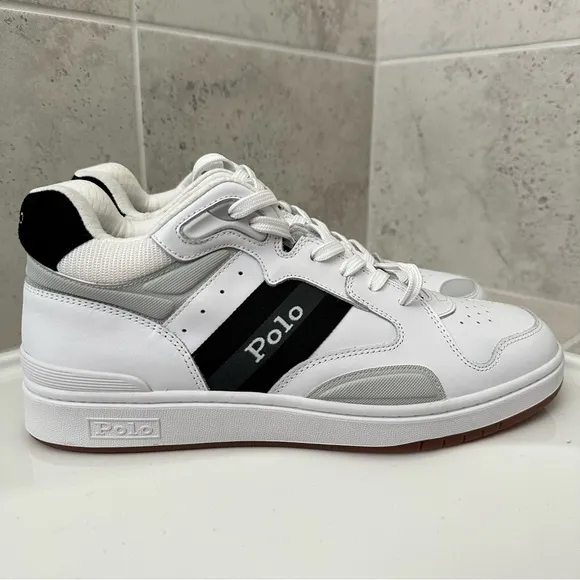 Polo Ralph Lauren Court Mid Pro Sneaker Size 10.5