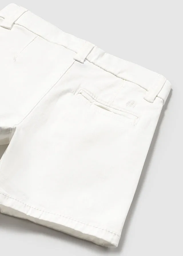 Pre-Order Mayoral 1106 Light Blue Polo Shirt and Mayoral 207 White Twill Shorts