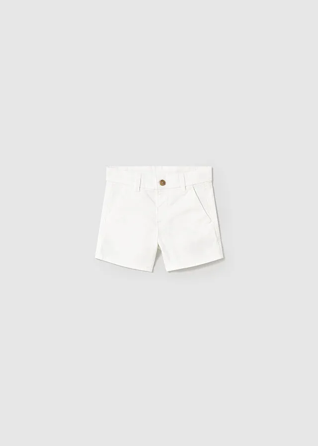 Pre-Order Mayoral 1106 Light Blue Polo Shirt and Mayoral 207 White Twill Shorts