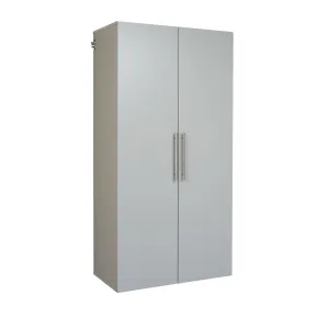 Prepac GSCW-0708-2K Hang-Ups Storage Cabinet, 36"/Large, Light Gray