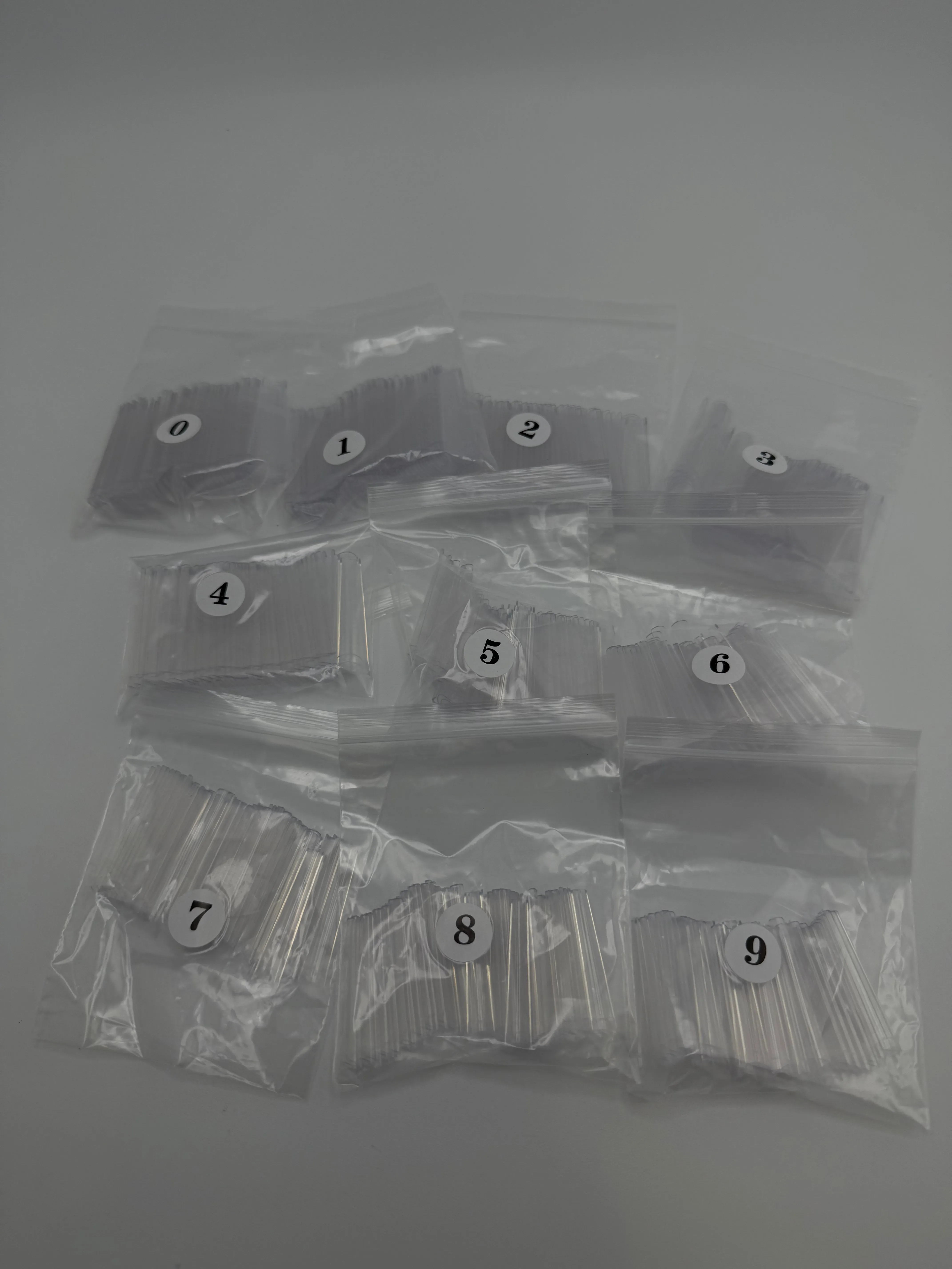Queen - No Curve Tips - XXL Coffin (500pcs Bag)