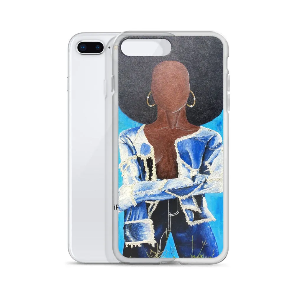 "Divine Denim" iPhone Case