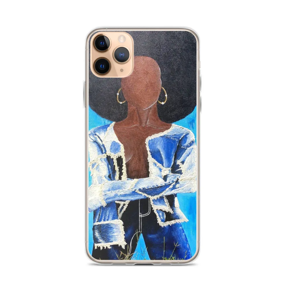 "Divine Denim" iPhone Case