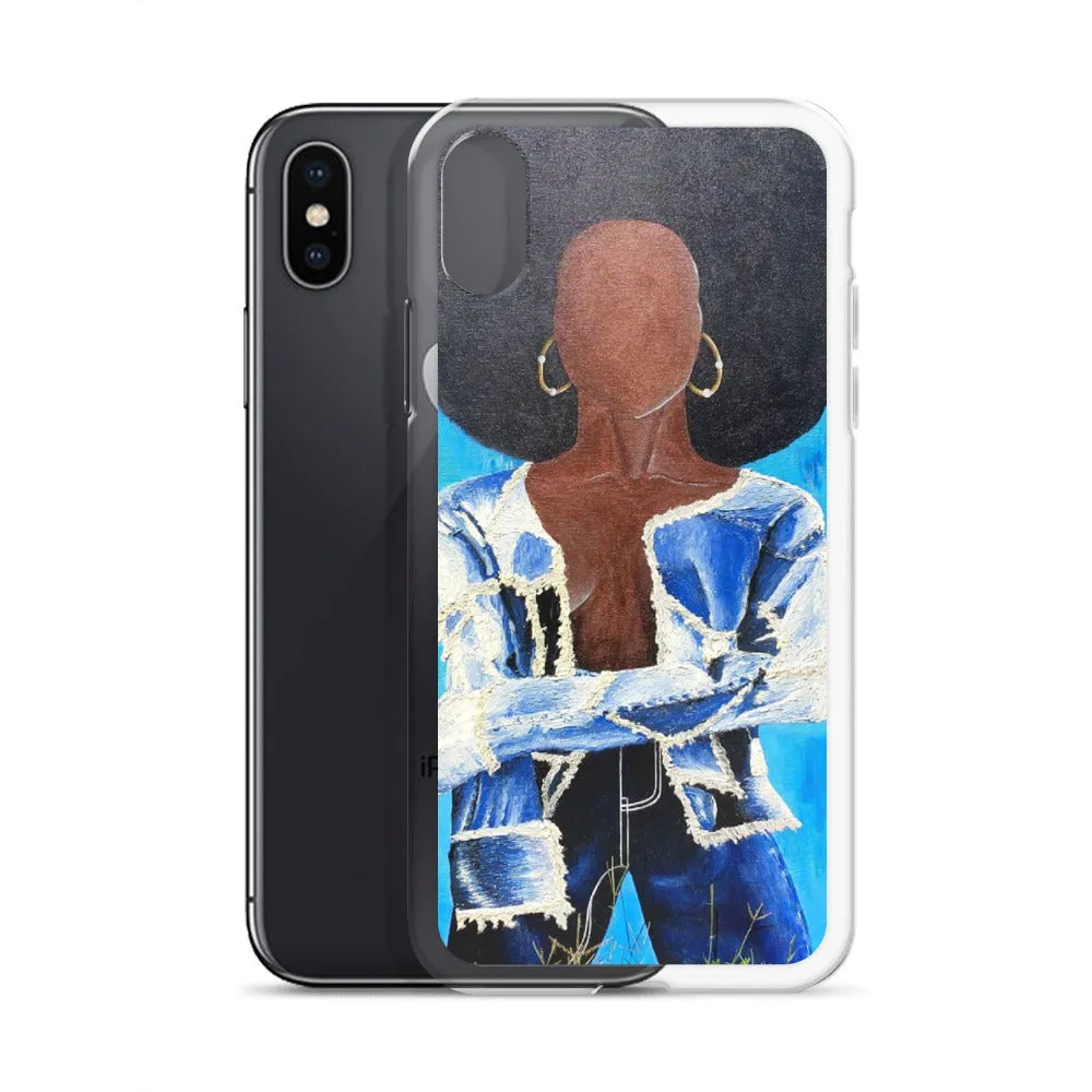 "Divine Denim" iPhone Case