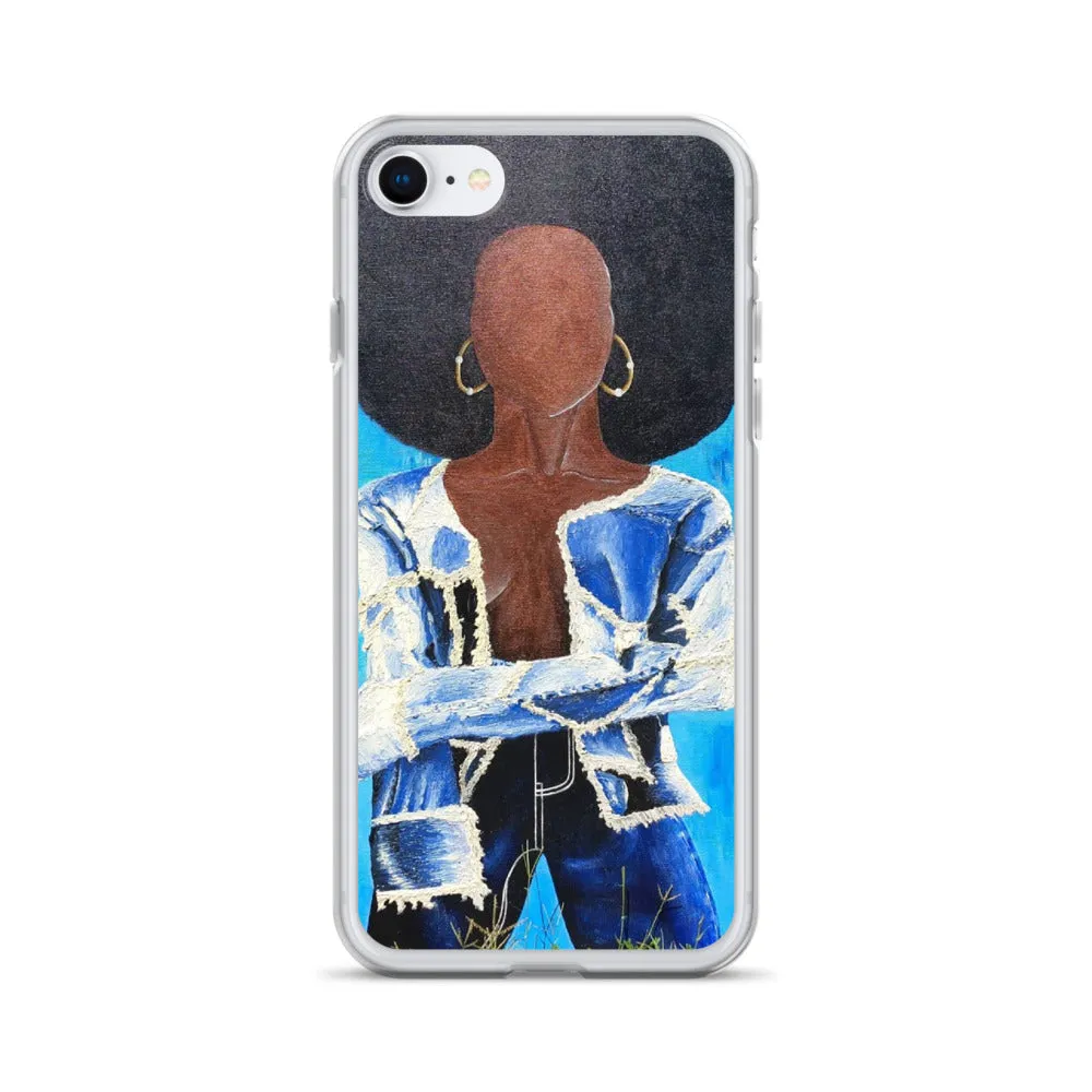 "Divine Denim" iPhone Case