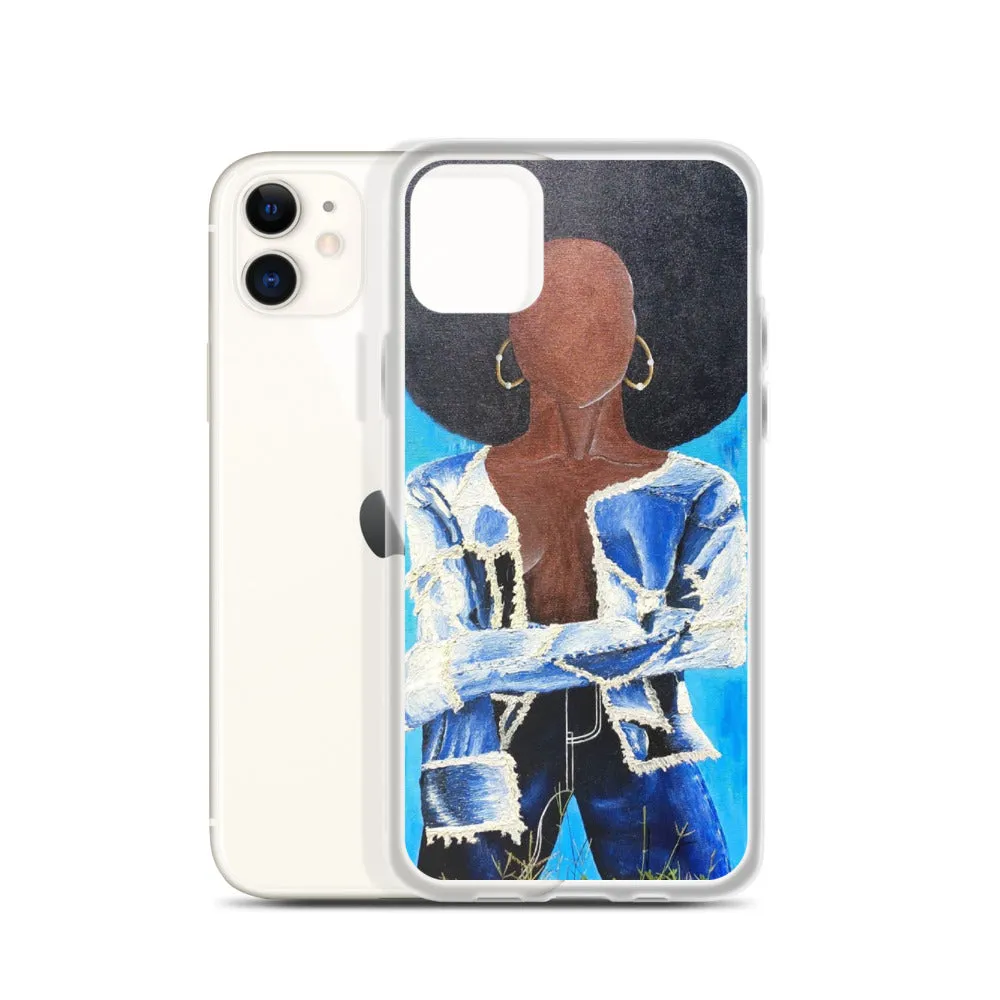 "Divine Denim" iPhone Case