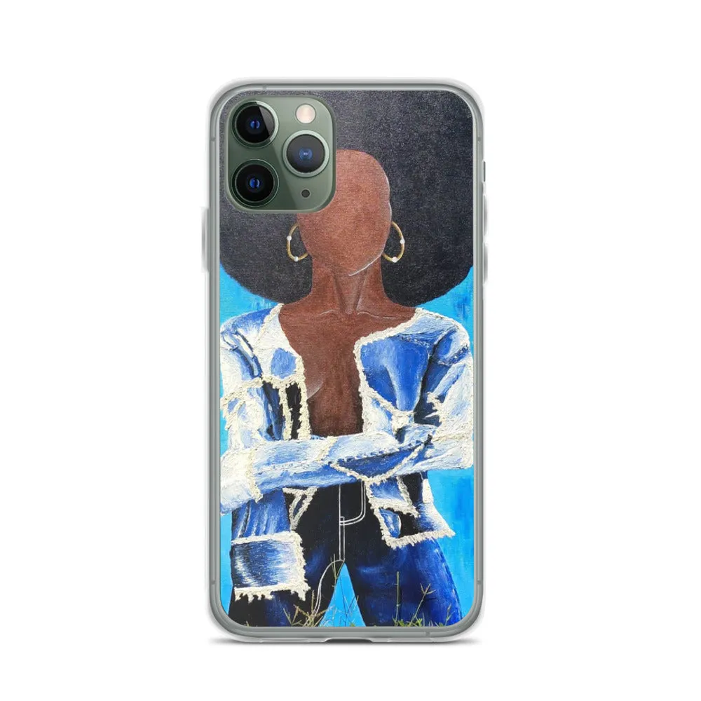 "Divine Denim" iPhone Case