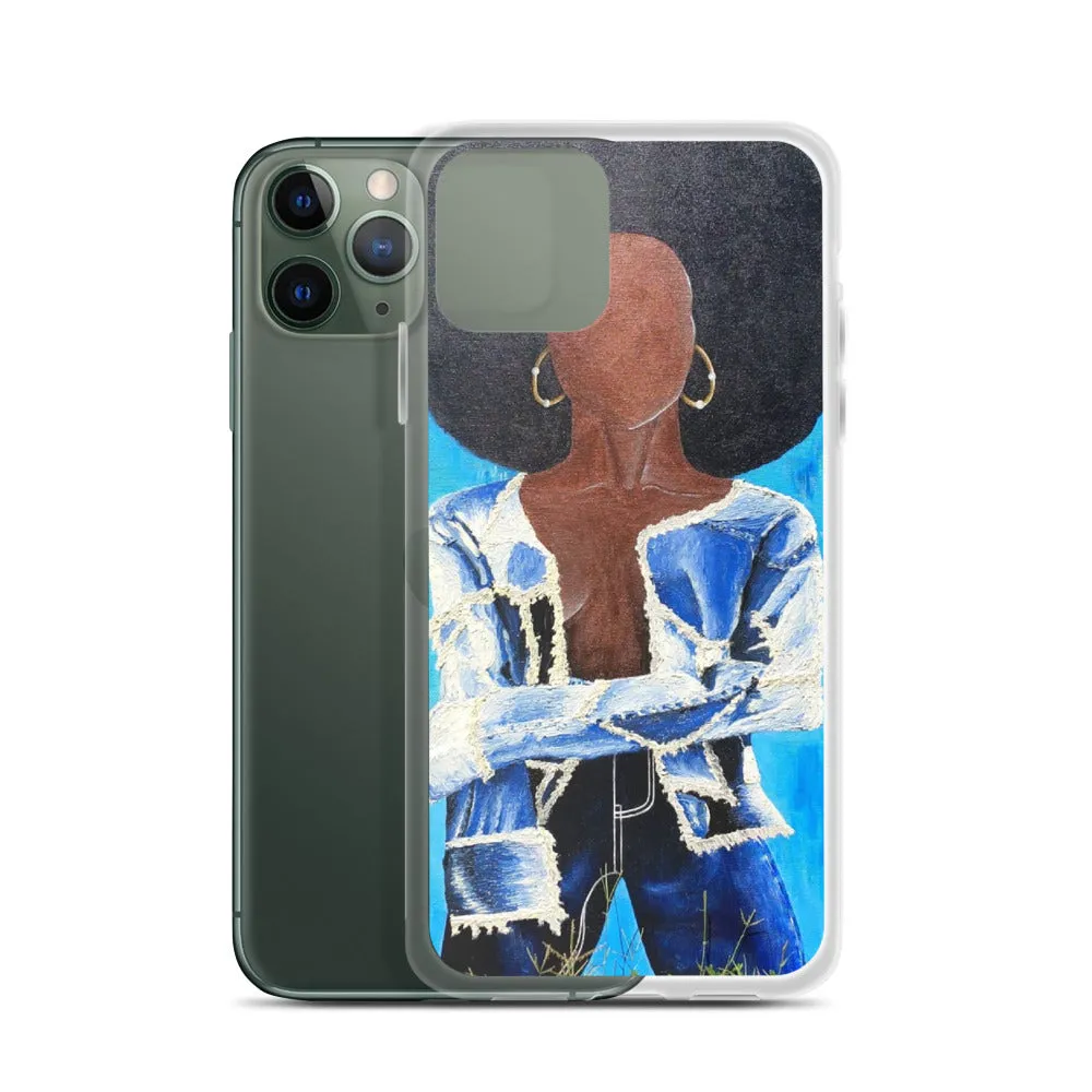 "Divine Denim" iPhone Case