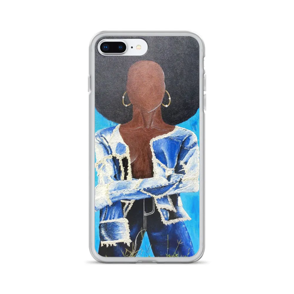 "Divine Denim" iPhone Case