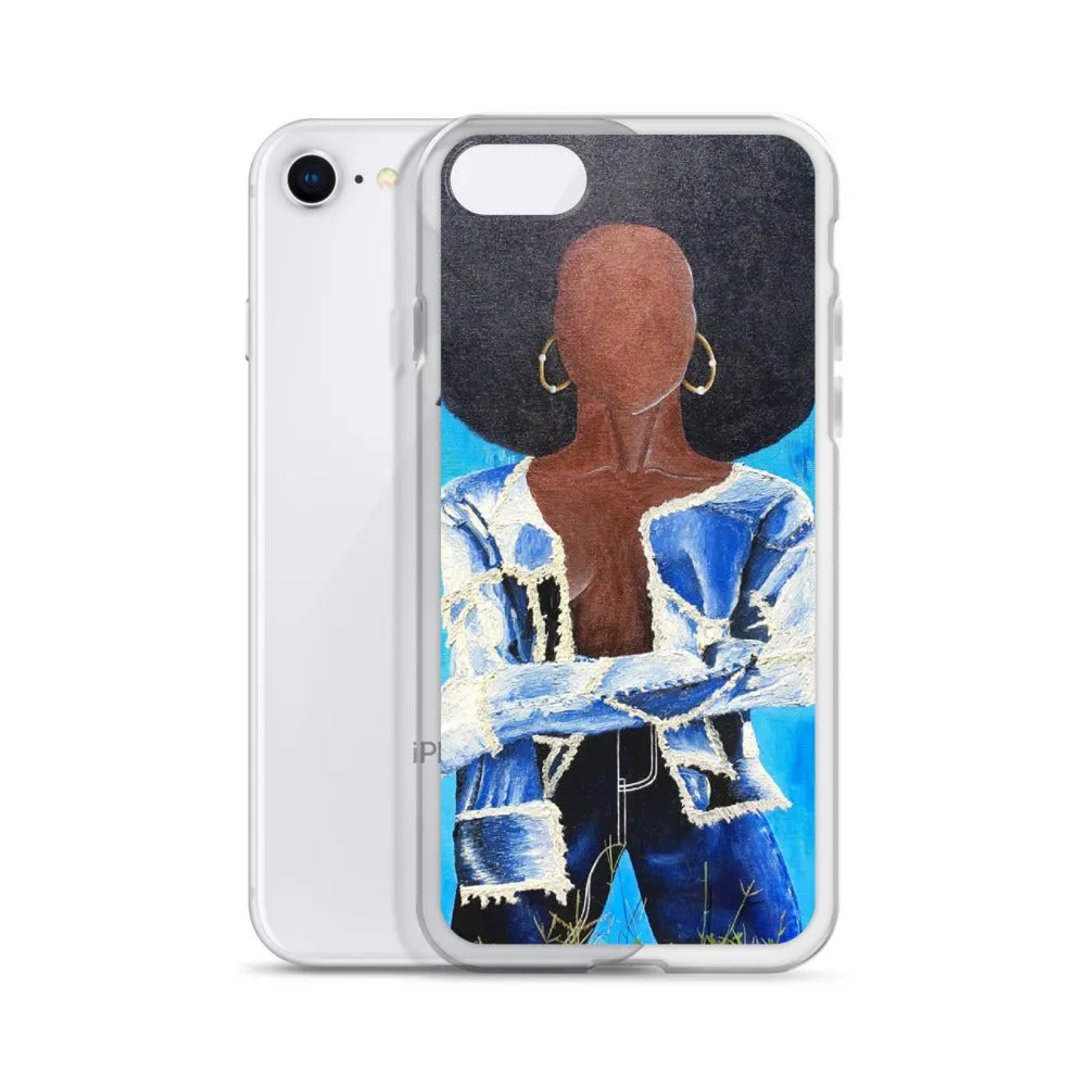 "Divine Denim" iPhone Case