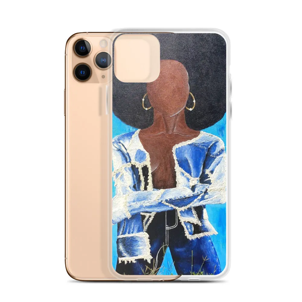 "Divine Denim" iPhone Case