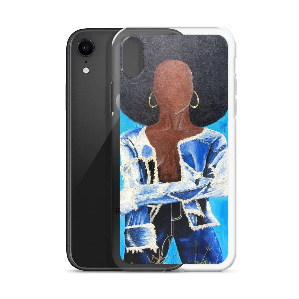 "Divine Denim" iPhone Case