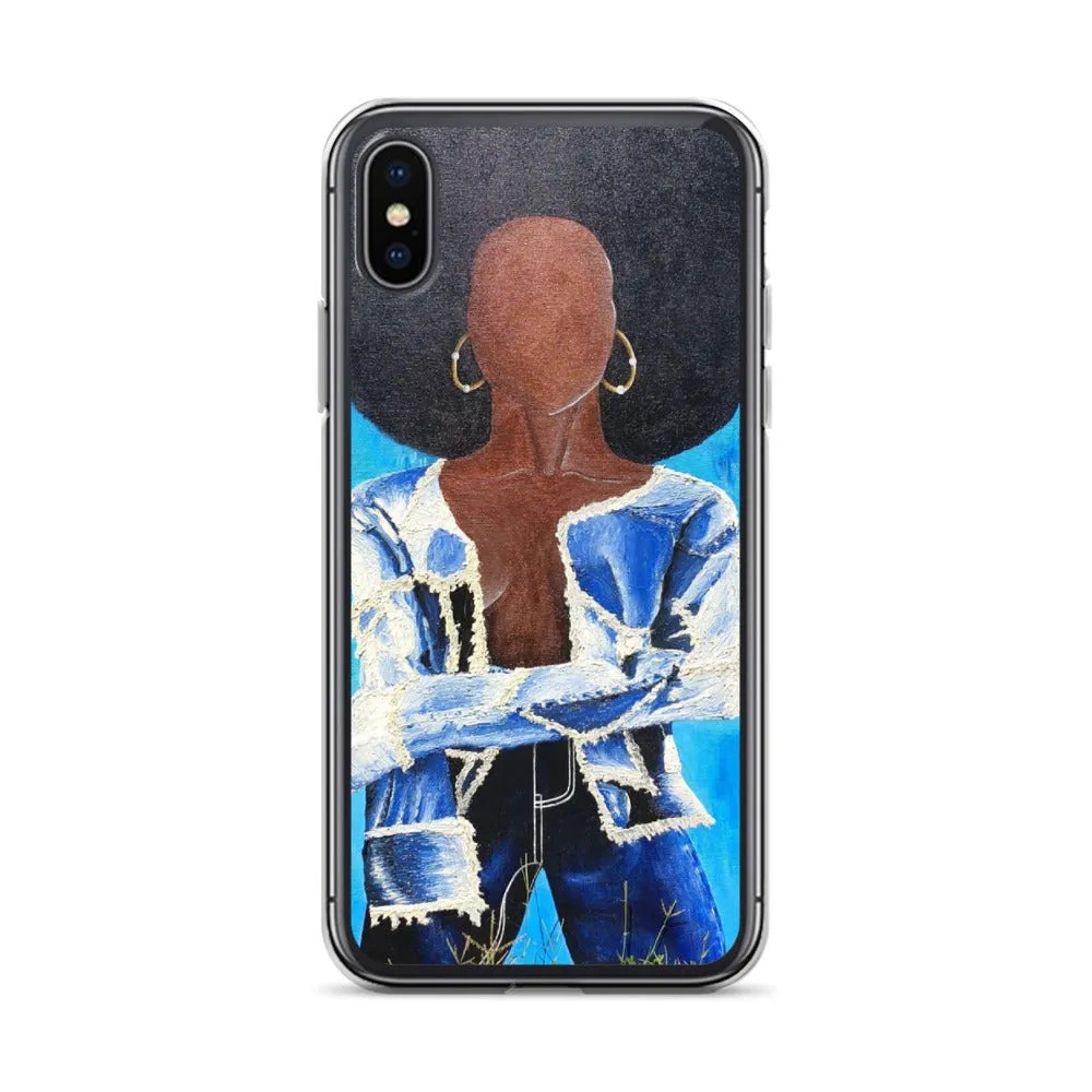 "Divine Denim" iPhone Case