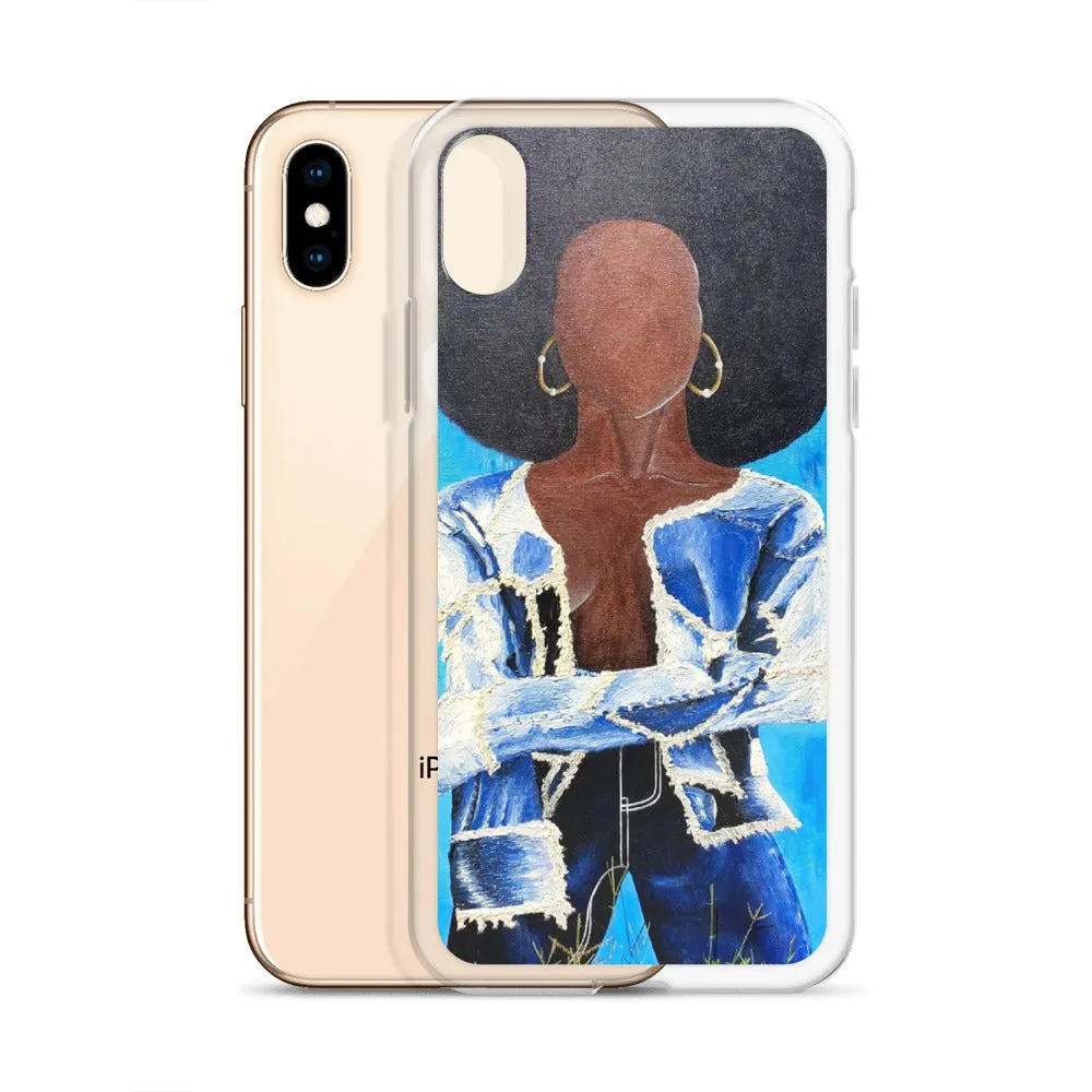 "Divine Denim" iPhone Case