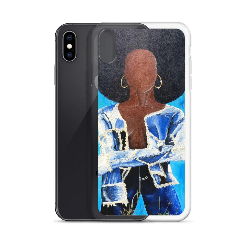 "Divine Denim" iPhone Case