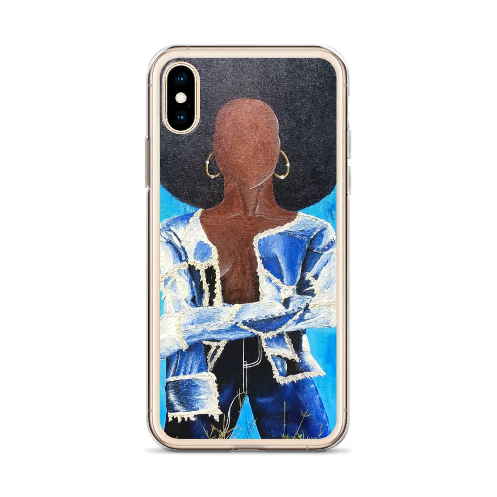 "Divine Denim" iPhone Case