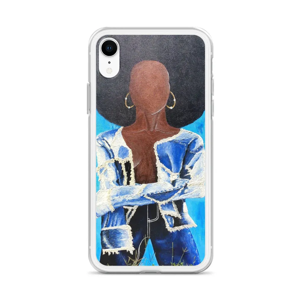 "Divine Denim" iPhone Case