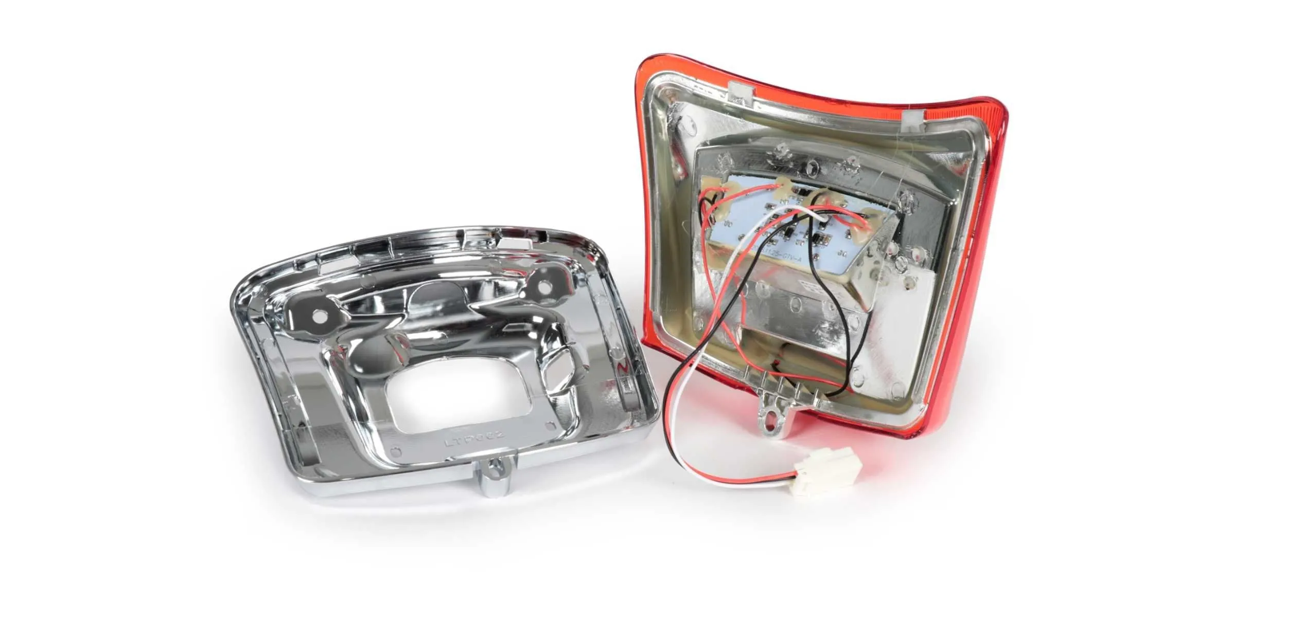 Rear Light including Frame MOTO NOSTRA Chrome | Vespa GTS 125-300cc