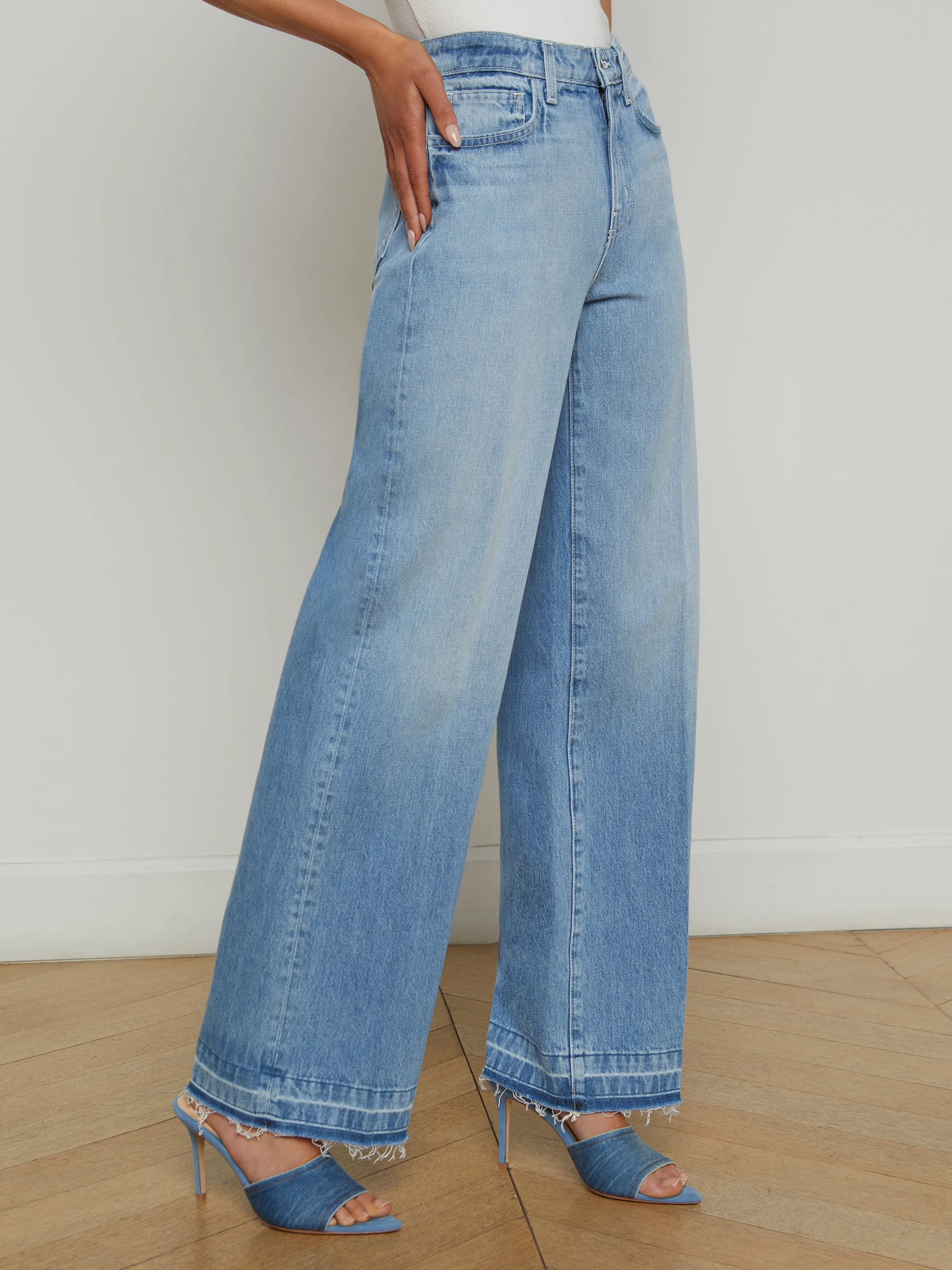 Scottie High Rise Wide Leg Jean