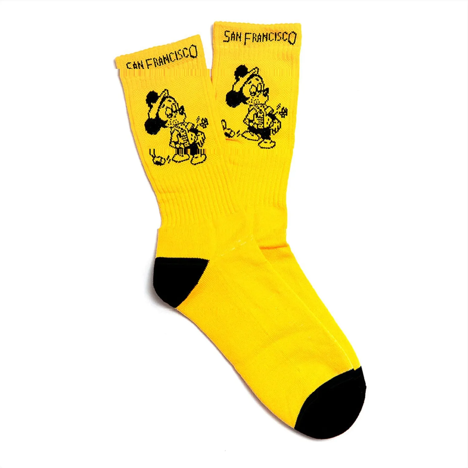 SEEIN THE SIGHTS SOCK - YELLOW