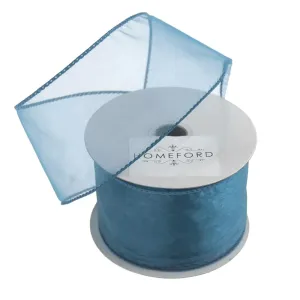Sheer Organza Wired Edge Ribbon, 1-1/2-inch, 10-yard