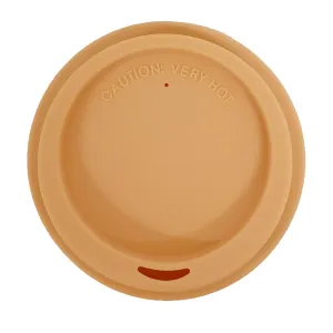 Silicone Lid 9cm - Caramel