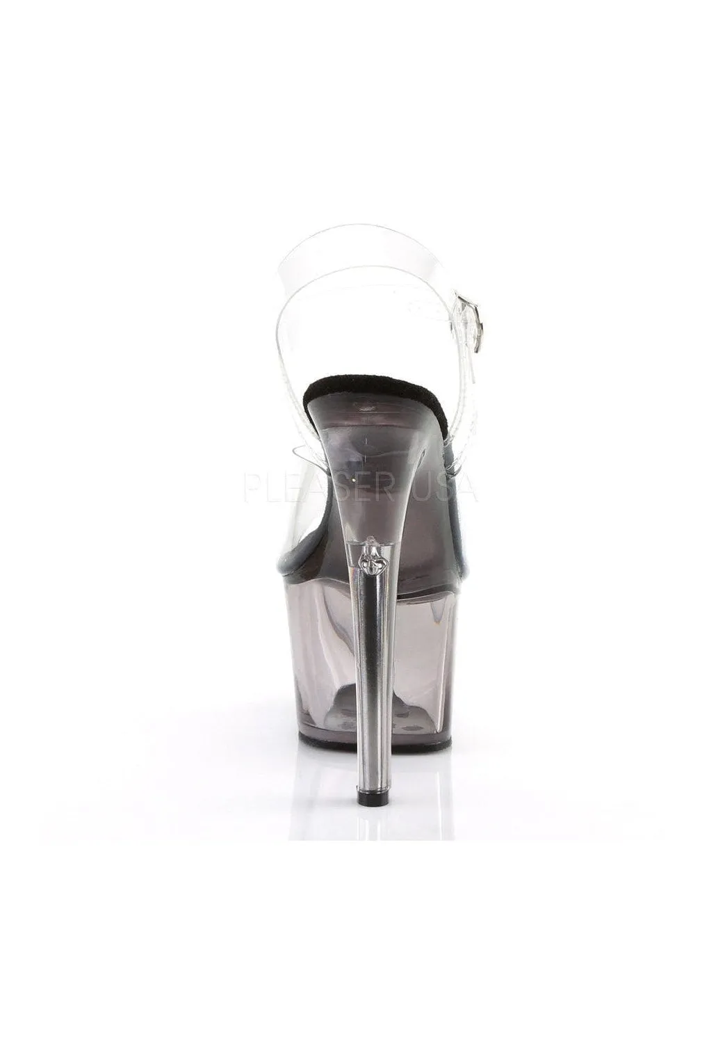 SKY-308T Platform Sandal  | Clear Vinyl