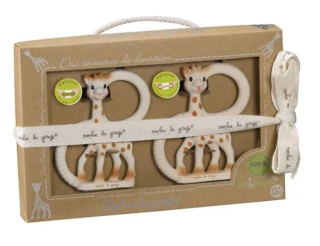 So Pure Sophie la girafe Teether duet