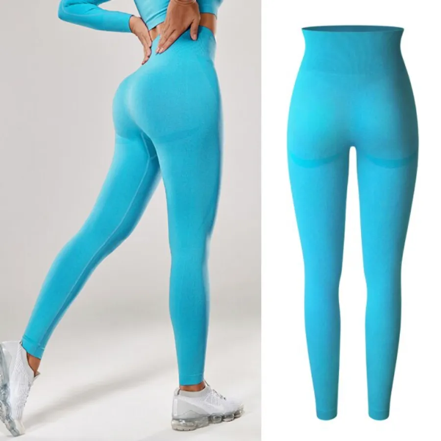 Soft Shade Leggings - Blue-Navy-Style 2