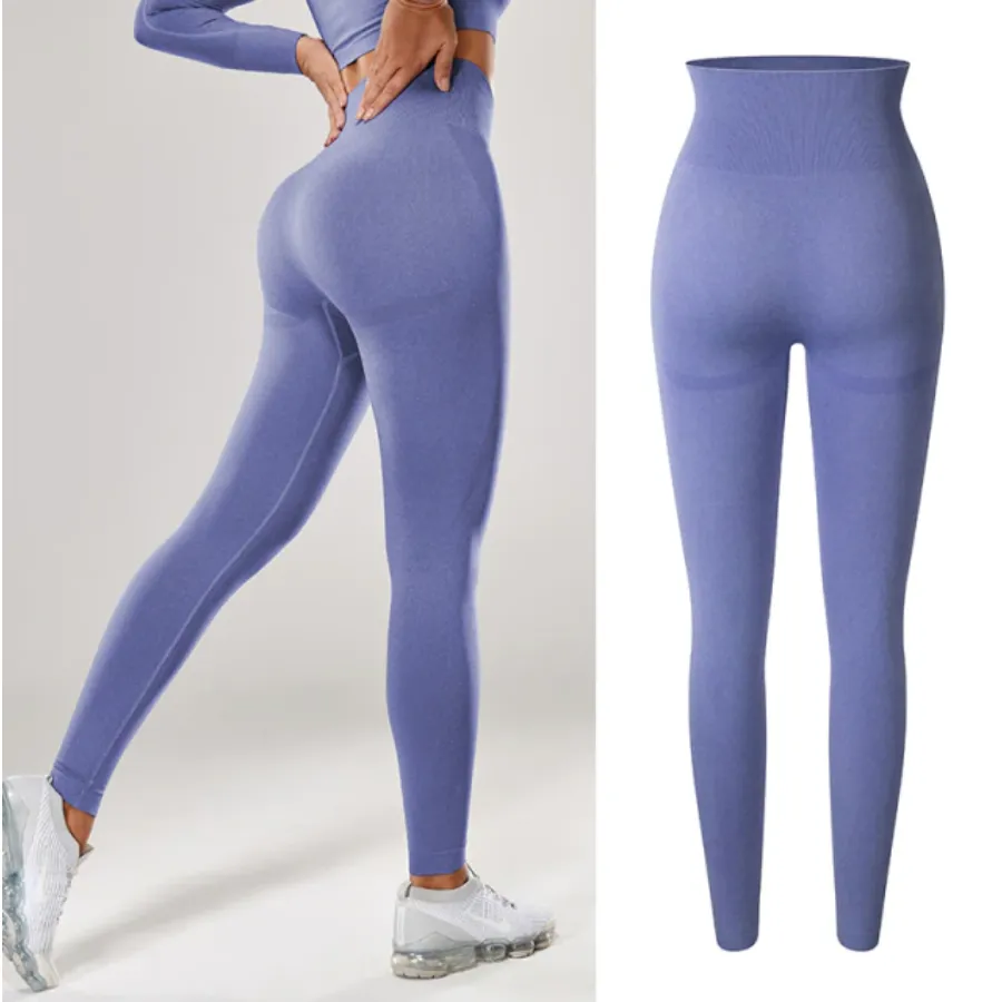 Soft Shade Leggings - Blue-Navy-Style 2