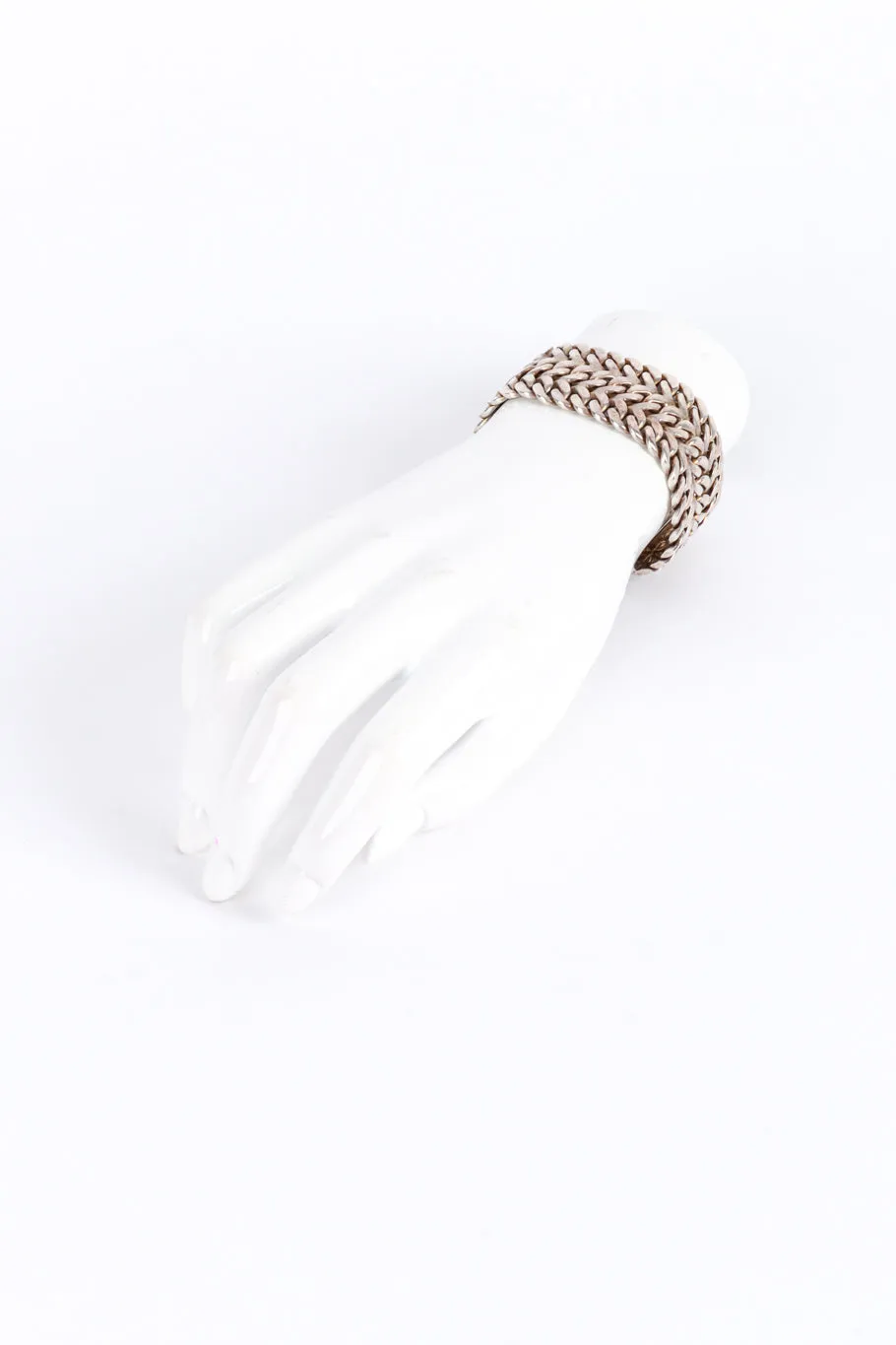 Sterling Silver Ichthyic Woven Bracelet