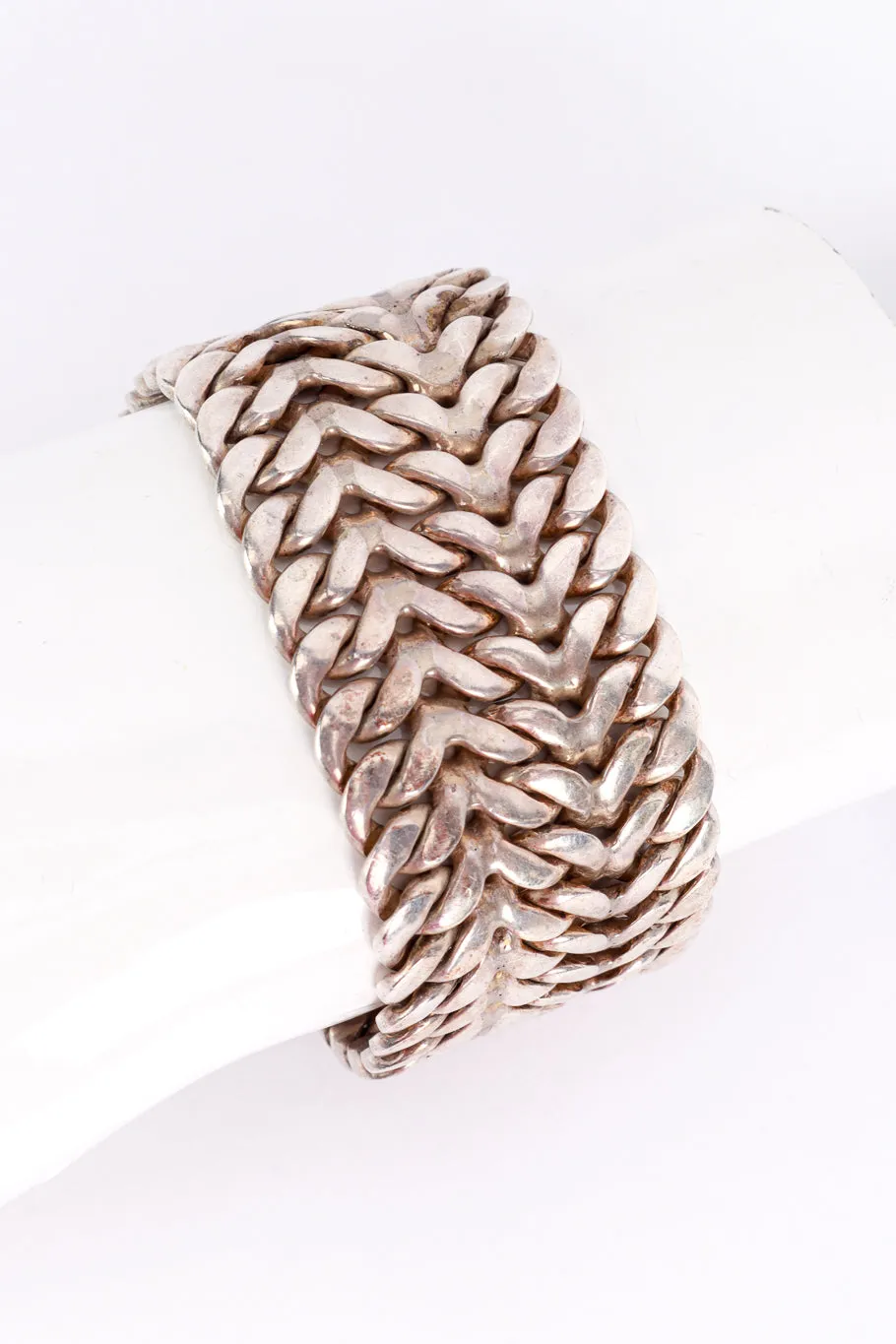 Sterling Silver Ichthyic Woven Bracelet