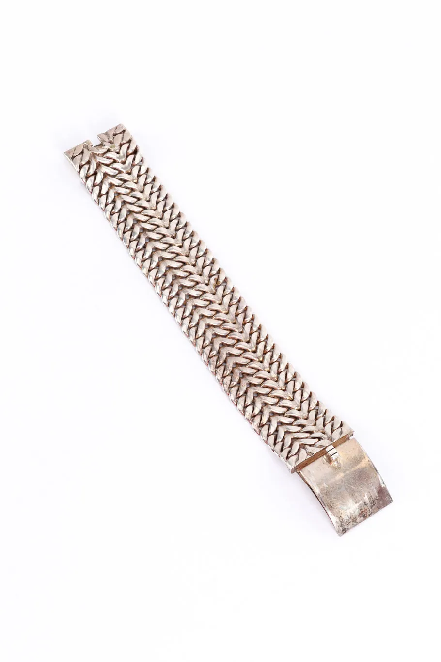 Sterling Silver Ichthyic Woven Bracelet