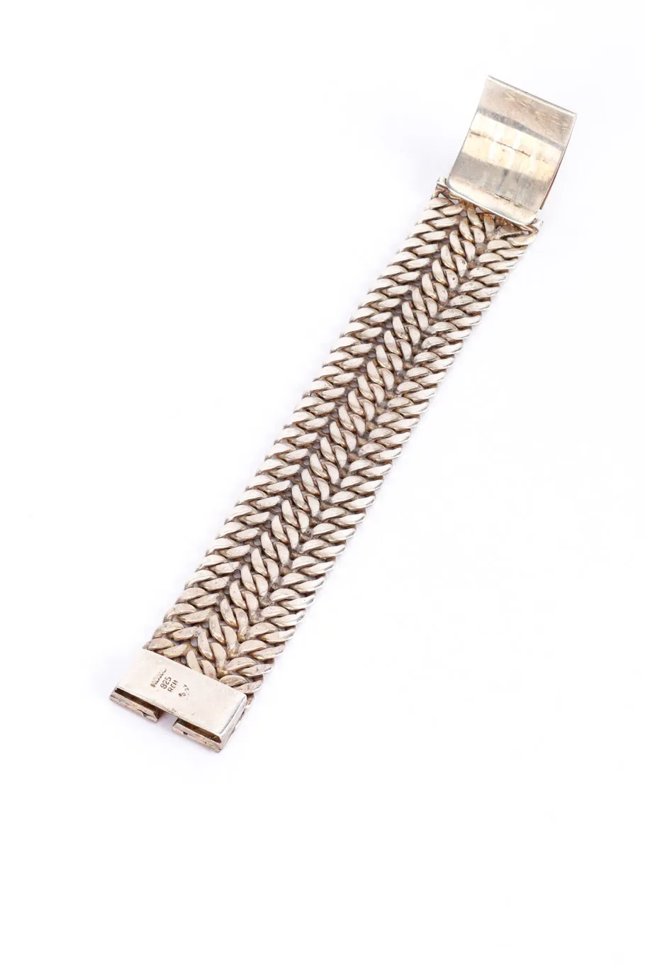 Sterling Silver Ichthyic Woven Bracelet