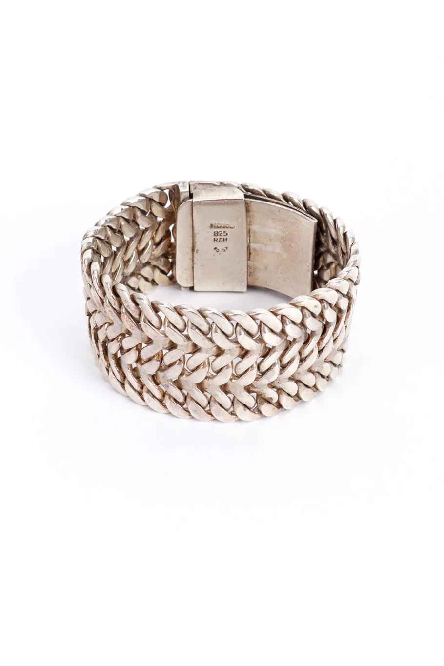 Sterling Silver Ichthyic Woven Bracelet