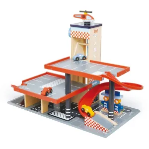 Tender Leaf Wooden Toy Blue Bird Service Station