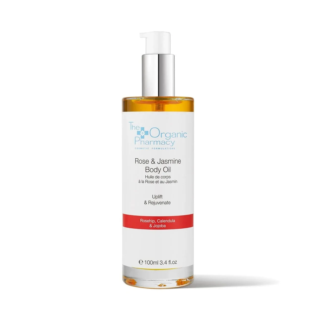 The Organic Pharmacy Rose and Jasmine Body Oil 100ml Exp-11/26