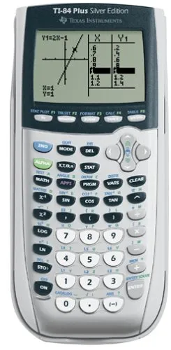 TI-84 Plus Silver Edition Graphing Calculator