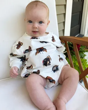 Turkey Trot - Sweatshirt Romper
