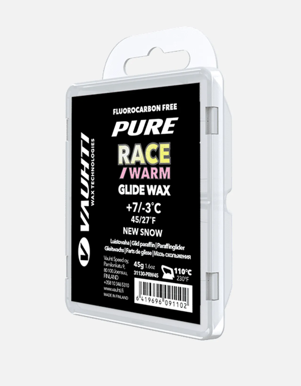 VAUHTI PURE RACE NEW SNOW WARM BLOCK 45g