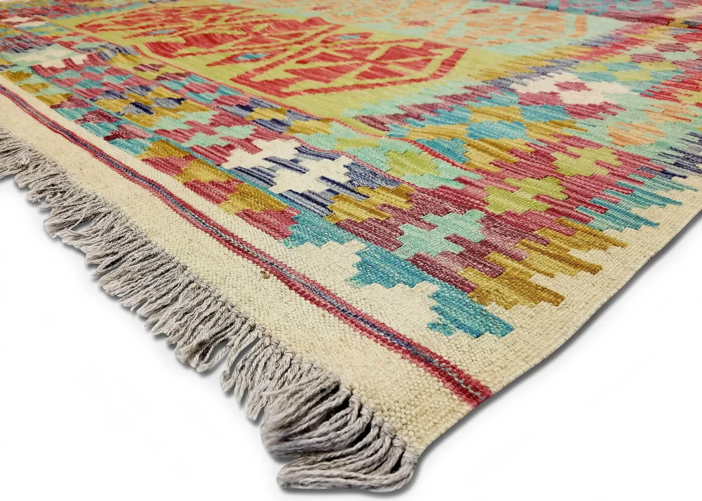 Vintage Afghan Maimana Kilim - 5' x 6'8"