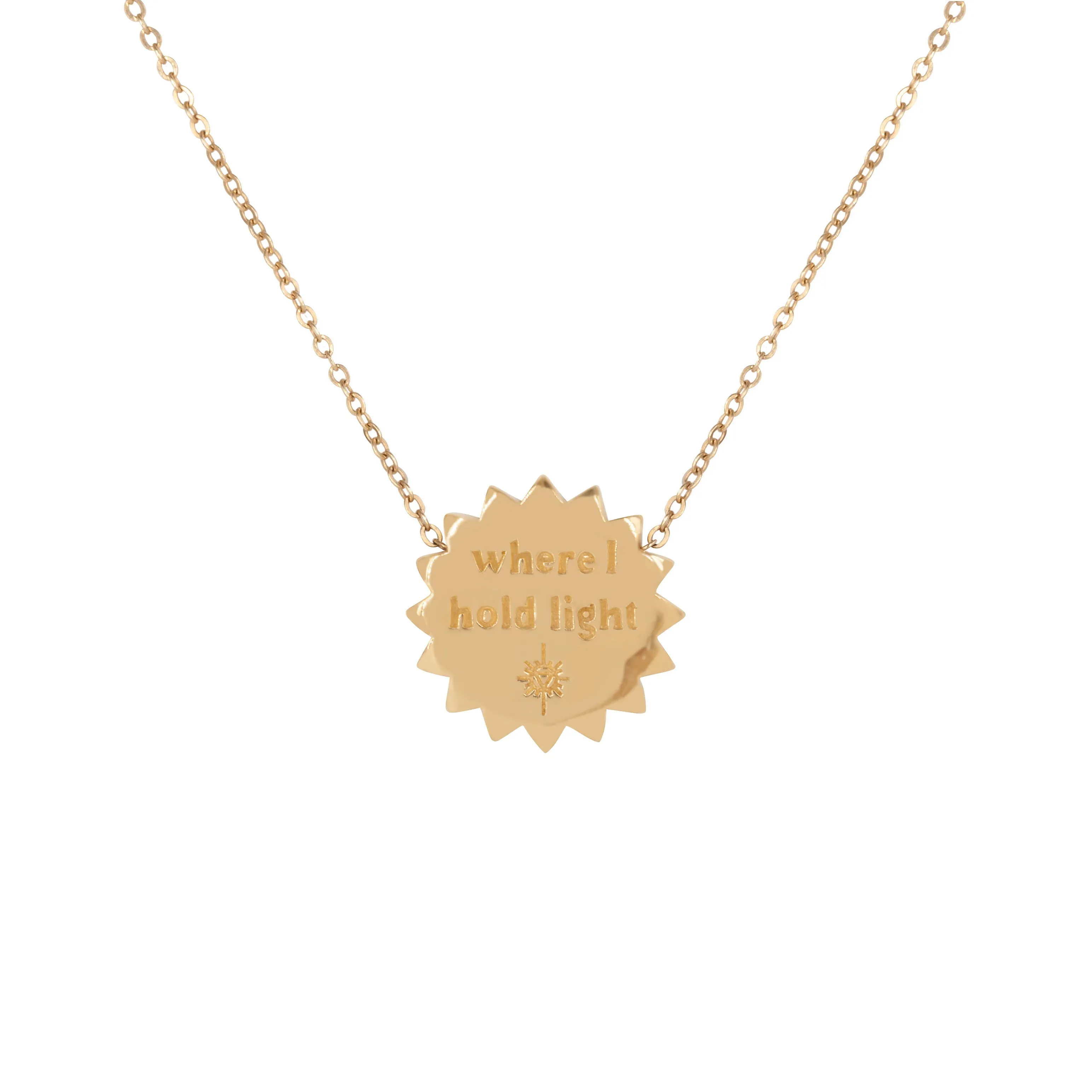 Virgo Sun Zodiac necklace