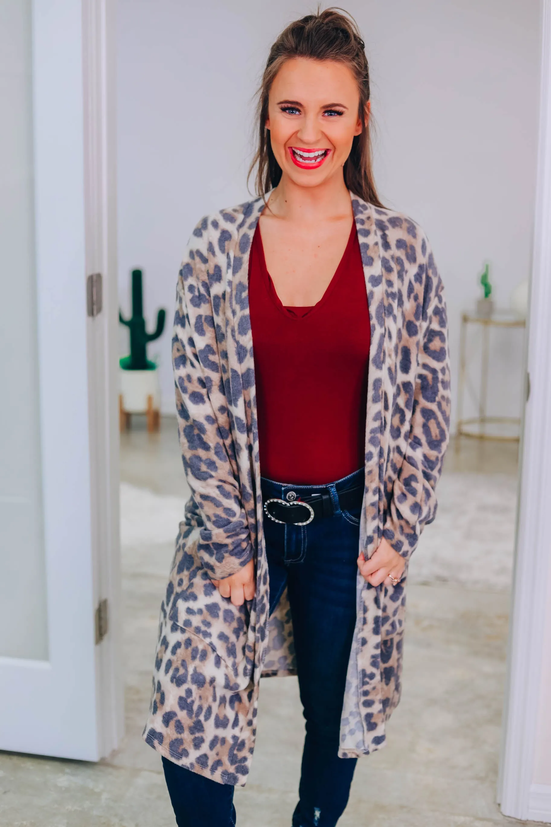 Warm Me Up Leopard Cardigan