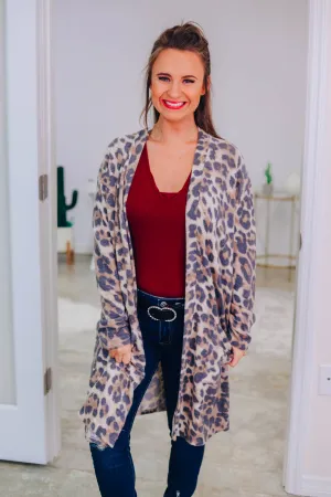 Warm Me Up Leopard Cardigan